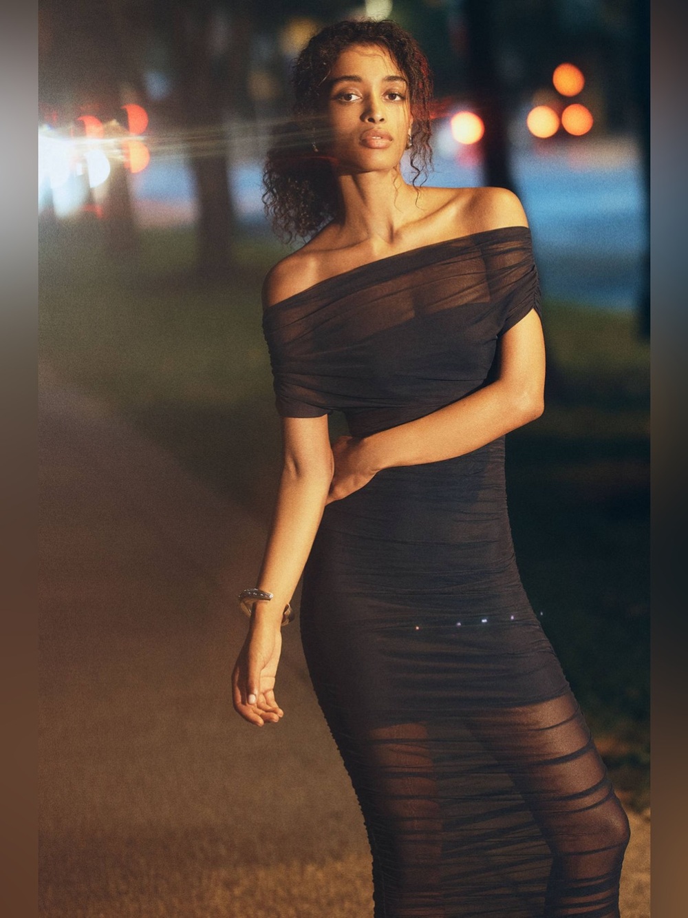SEROYA Noel Brown Maxi Dress REVOLVE NWT XXS Retail $428